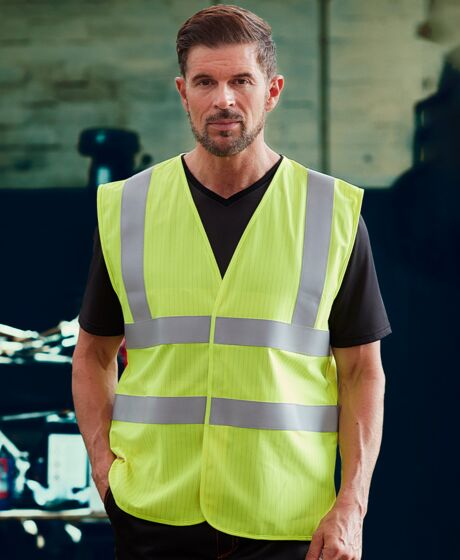 Yoko Hi-Vis Anti-Static Flame Retardant Waistcoat Thumbnail