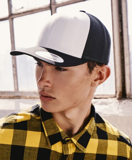 Flexfit Retro Coloured Front Trucker Cap Thumbnail