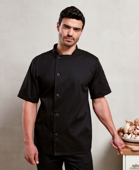 Premier Essential Short Sleeve Chef's Jacket Thumbnail