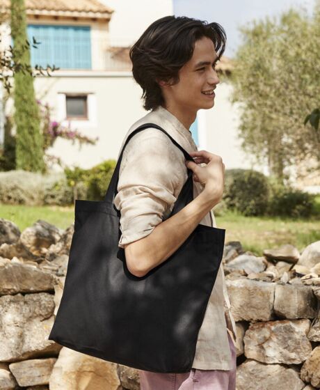 Recycled cotton maxi tote Thumbnail