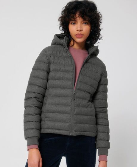 Stella Voyager wool-like padded jacket (STJW897) Thumbnail