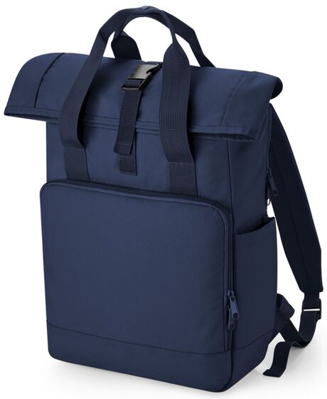BagBase Recycled Twin Handle Roll-Top Laptop Backpack Thumbnail