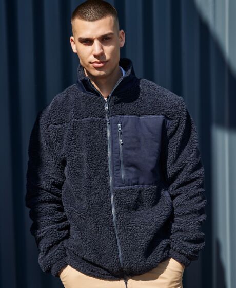 Front Row Recycled Sherpa Fleece Jacket Thumbnail