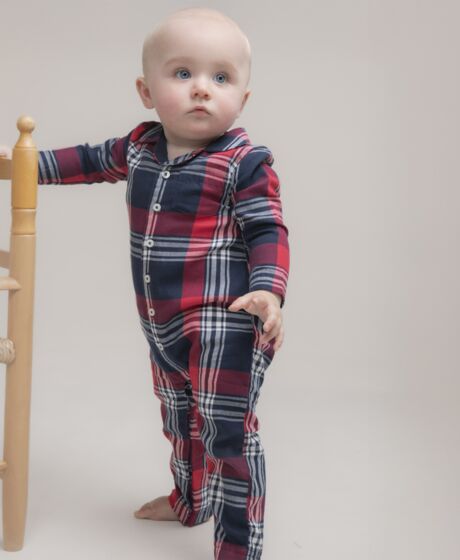 Larkwood Baby/Toddler Tartan All In One Thumbnail