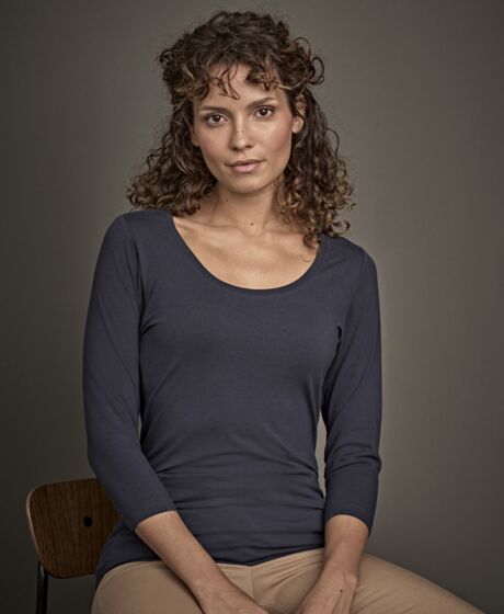 Tee Jays Ladies Stretch 3/4 Sleeve T-Shirt Thumbnail