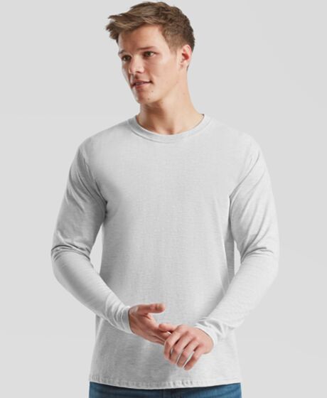 Fruit Loom Iconic 195 Long Sleeve T-Shirt Thumbnail