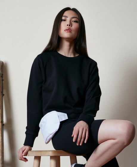 Women’s terry cropped crew Thumbnail