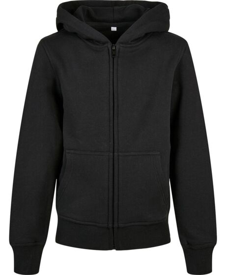 Organic kids basic zip hoodie Thumbnail