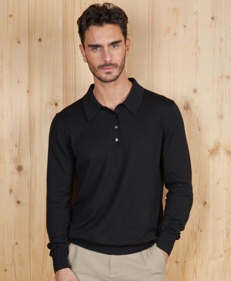 NEOBLU Stefan Polo Collar Sweater Thumbnail