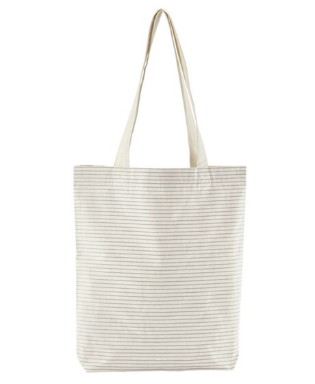 Striped organic cotton tote Thumbnail
