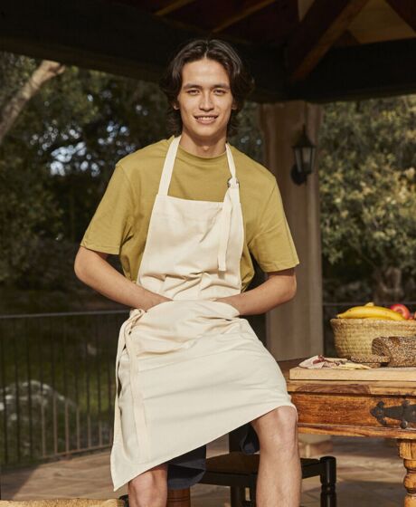 Fairtrade cotton adult craft apron Thumbnail