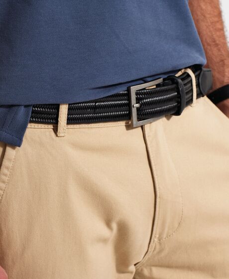 Leather braid belt Thumbnail