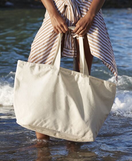 Oversized heavy duty canvas tote bag Thumbnail