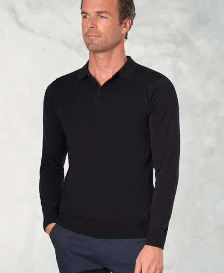 Casper Knitted Polo Shirt Thumbnail