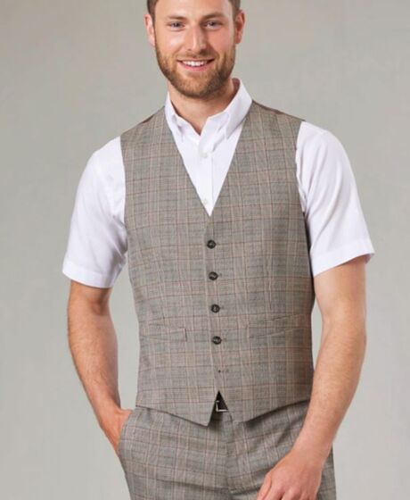 Emilio Check Waistcoat Thumbnail