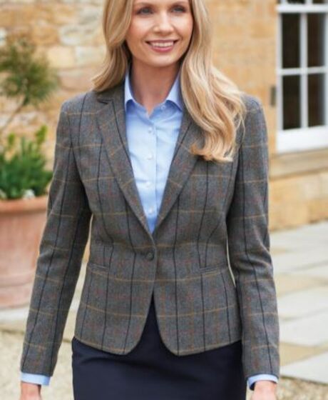 Montreal Slim Fit Tweed Jacket Thumbnail