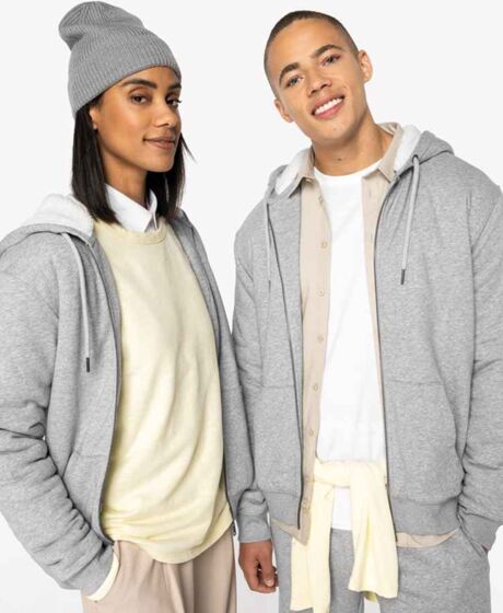 Native Spirit Unisex Sherpa lined Full Zip Sweatshirt Thumbnail