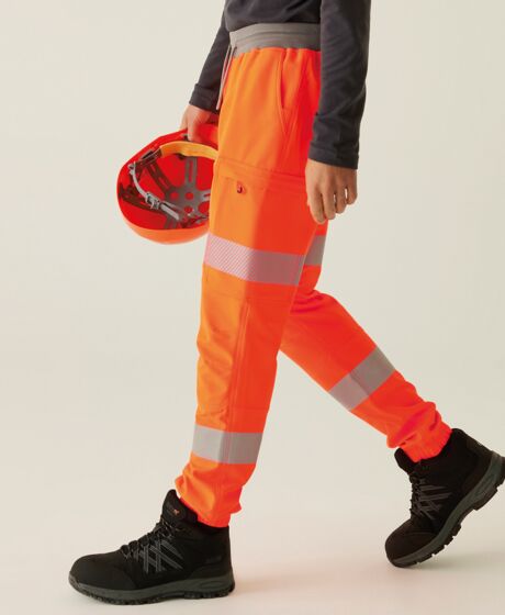 Regatta High Visibility Prolite Stretch Jog Pants Thumbnail