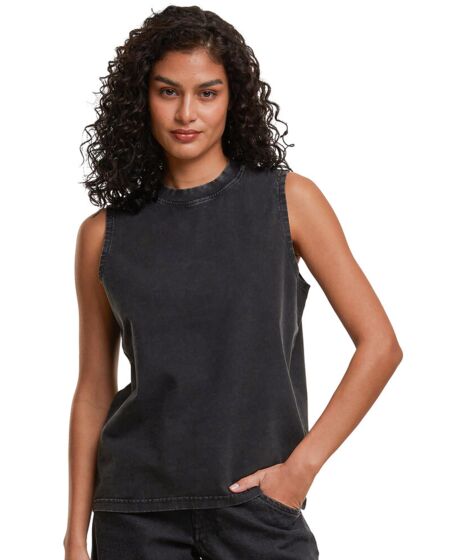 Women’s vintage washed sleeveless tee Thumbnail