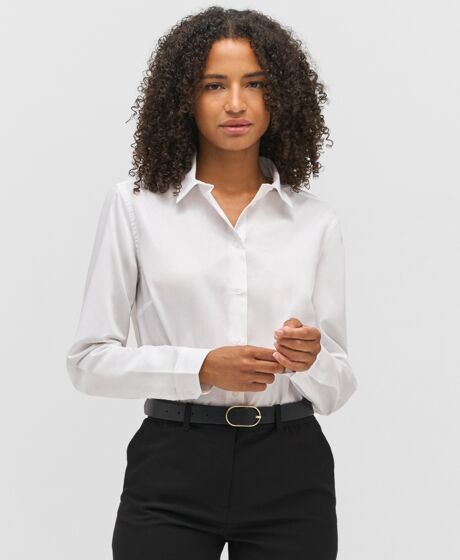 SOL'S Ladies Bailey Long Sleeve Poplin Shirt Thumbnail