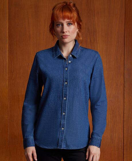 NEOBLU Ladies Bennett Denin Shirt Thumbnail