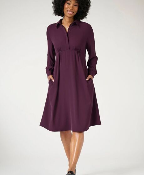 Virgo L/S Shirt Dress Thumbnail