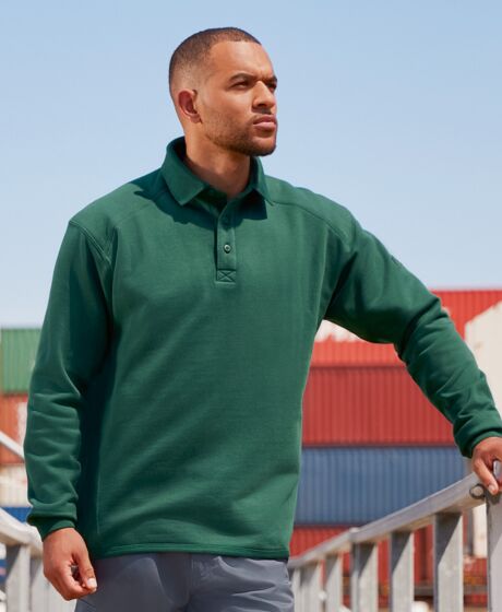 Russell Heavy Duty Collar Sweatshirt Thumbnail