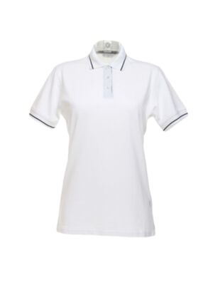 Kustom Kit Ladies St Mellion Tipped Cotton Piqué Polo Shirt Thumbnail