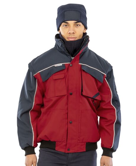 Result Work-Guard Zip Sleeve Heavy Duty Jacket Thumbnail