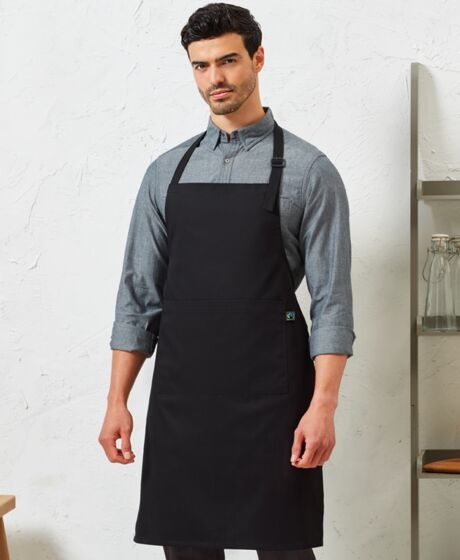 Premier Fairtrade Organic Cotton Bib Apron Thumbnail