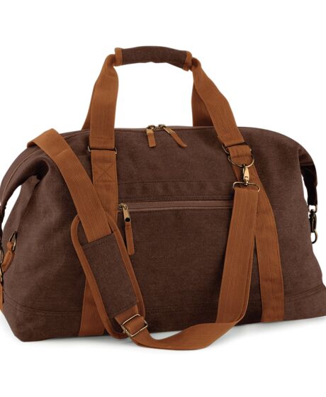 BagBase Vintage Canvas Weekender Thumbnail