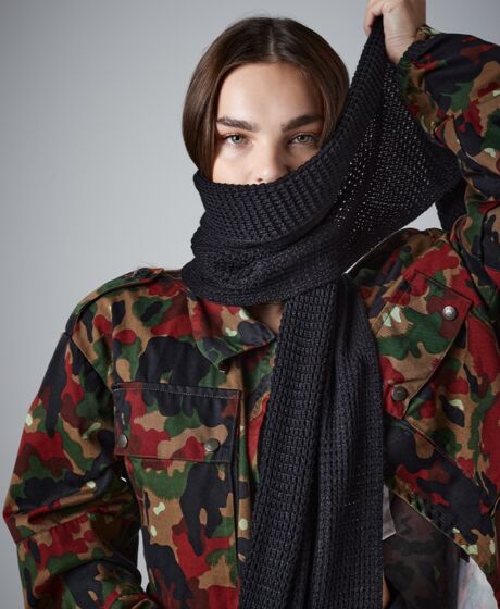 Beechfield Classic Waffle Knit Scarf Thumbnail