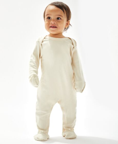 BabyBugz Baby Sleepsuit with Scratch Mitts Thumbnail