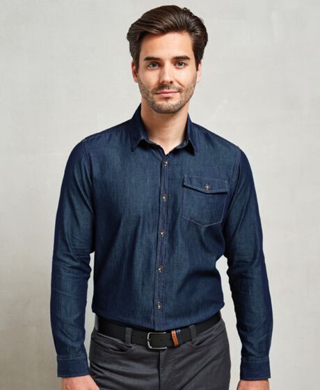 Premier Jeans Stitch Denim Shirt Thumbnail