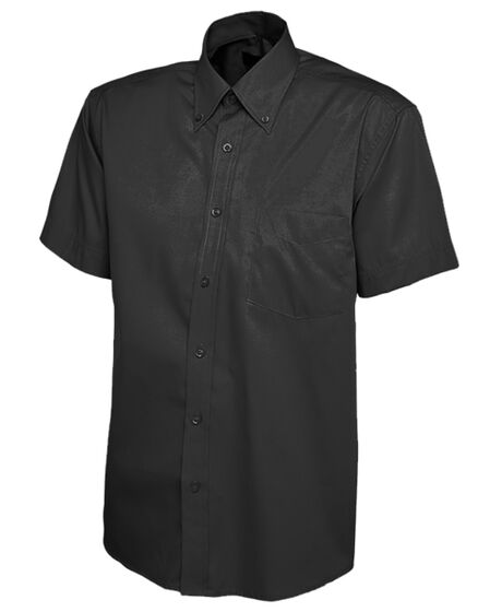 Mens Pinpoint Oxford Half Sleeve Shirt Thumbnail