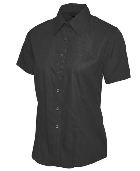 Ladies Poplin Half Sleeve Shirt Thumbnail