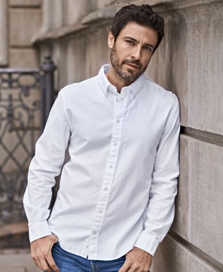 Tee Jays Perfect Long Sleeve Oxford Shirt Thumbnail