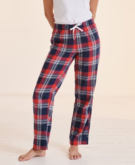SF Clothing Ladies Tartan Lounge Pants Thumbnail