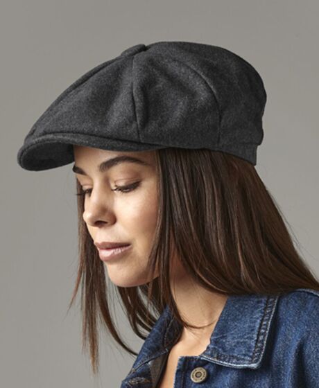Beechfield Melton Wool Baker Boy Cap Thumbnail