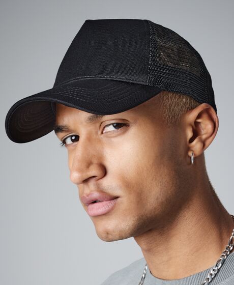 Beechfield Microknit Snapback Trucker Cap Thumbnail