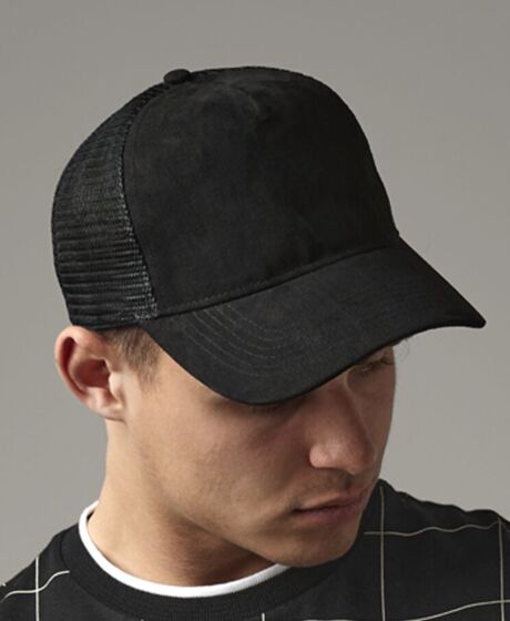 Beechfield Suede Snapback Trucker Cap Thumbnail