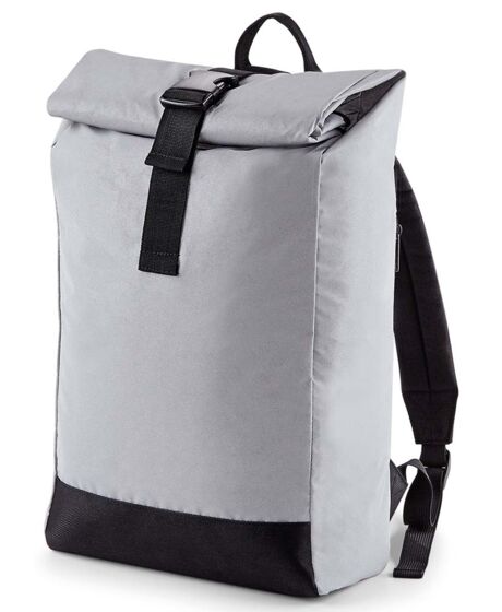 BagBase Reflective Roll-Top Backpack Thumbnail