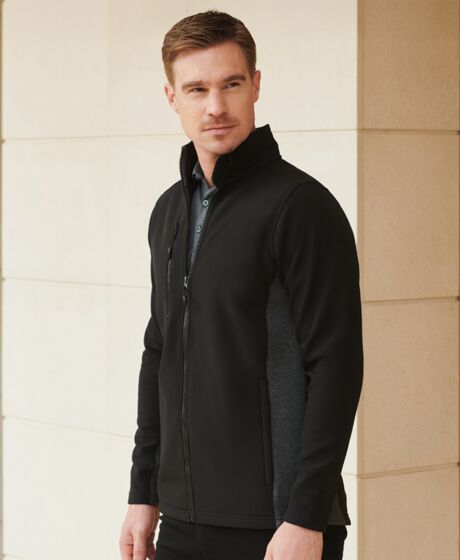 Henbury Unisex Contrast Soft Shell Jacket Thumbnail