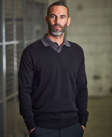 Pro RTX Pro Acrylic V Neck Sweater Thumbnail