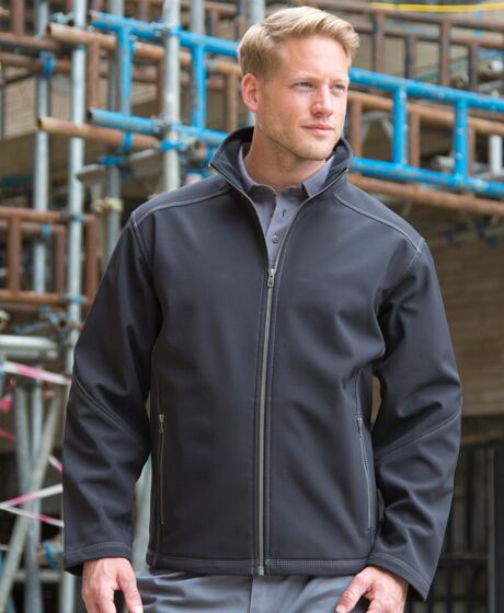 Result Work-Guard Treble Stitch Soft Shell Jacket Thumbnail