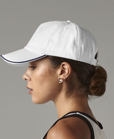 Beechfield Authentic Piped 5 Panel Cap Thumbnail