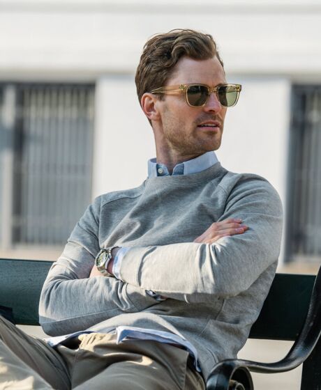 Newport – luxury lightweight crewneck Thumbnail