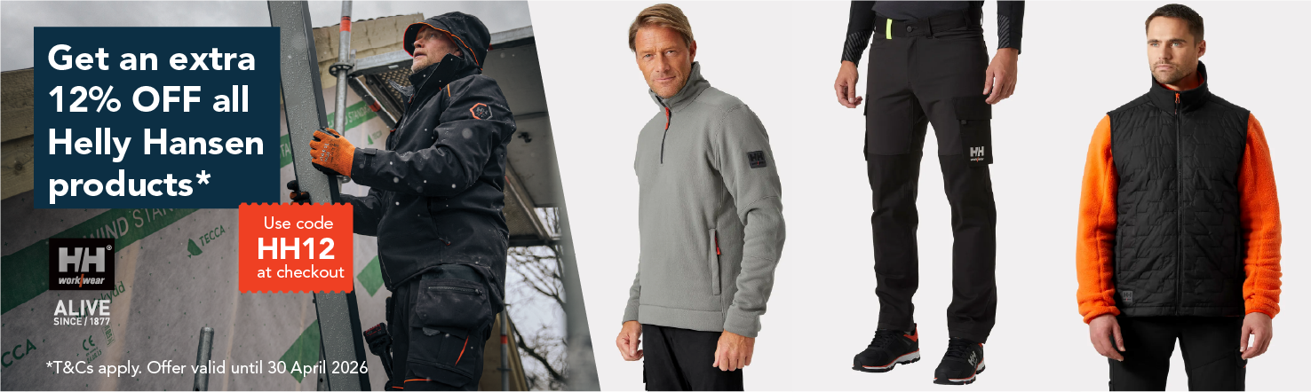 Helly Hansen workwear customised discount embroidery