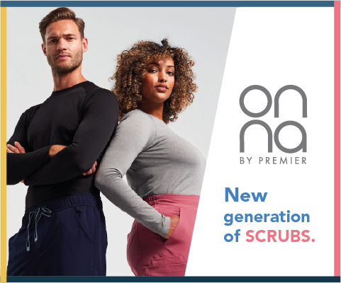 onna premier scrub embroidery print  dtf logo personalised 