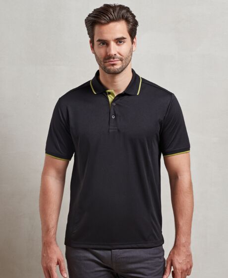 Premier Contrast Coolchecker® Piqué Polo Shirt Thumbnail
